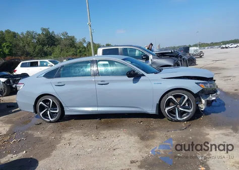 2022 Honda Accord Hybrid Sport from USA, damaged, VIN 1HGCV3F2XNA038119